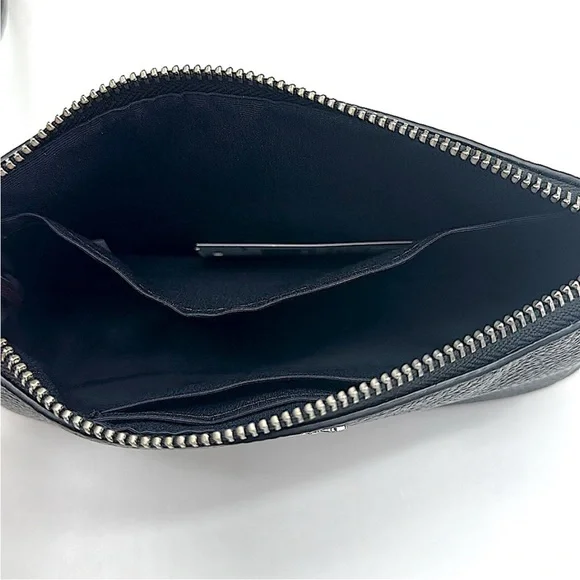 Coach Nolita 19 With Happy Dog Black Leather Bag with Silver Hardware - Picture 14 of 16